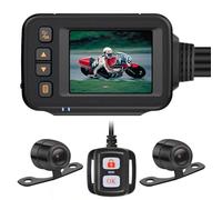 Driving Recorder Motorcycle Recorder Screen Display: 2.0 Inch Free to Choose The Lens Full Record, No Matter What Time, it is Always
