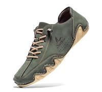 Driving Shoes for Men Casual Shoes Men Loafers Mens Fashion Comfort Sneakers Walking (Green,6)
