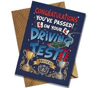Driving Test Congratulations Card, Large 9 x 6 inches
