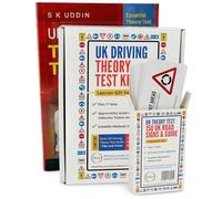 Driving Theory Test Kit 2026 UK - Comprehensive Theory Test Book + 150 Road Signs Flash Cards | Pass First Time | Top Driving Instructor Trainer Approved | Learner Driver Gift 16+ Boys & Girls