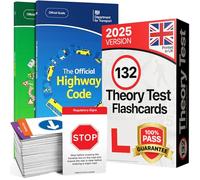 Driving Theory Test Kit 2026 UK | Official DVSA Highway Code Book 2026 + Know Your Traffic Signs + 132 Road Sign Flash Cards | Learner Driver Gifts 17th Birthday Boys, Girls, Theory Test Book DVLA