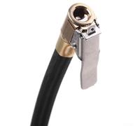 Drivstraw 100 cm Car Air Inflator Hose Extension Adapter with M8x0.8 Thread and 12.5 mm Tire Chuck - Compatible with Automotive Air Compressors, Bikes and Motorcycles