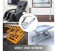 Drivstraw 12V Linear Actuator - 10 mm/s High-Speed Electric Linear Motion Actuator with 1000 N Push-Pull, Aluminum Alloy Construction, Built-in Limit Switch &(150mm)