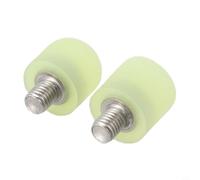 Drivstraw 2-Piece Paintless Dent Repair Rod Tips Set for Auto Dent Removal Tools - Replacement Hook Hammer Tips, Compatible with For PDR Dent Repair Kits, Plastic