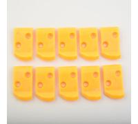 Drivstraw 20pcs Finger & Triangle Leverless Inserts for Corghi/For Hunter Tire Changer - Nylon Rim Protectors Compatible with Artiglio AM50 AM500 A2024TI