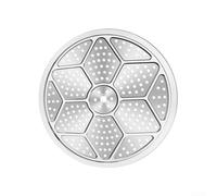 Drivstraw 304 Stainless Steel Steamer Tray, Round Steaming Plate Rack Insert for Pressure Cooker, Stockpot, Pan, Kitchen Cooking Utensil for Vegetables, Bread, Seafood, For(29cm)