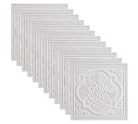 Drivstraw 3D Self- Foam Wall Panels - Soft PE Tile & Brick Effect Sticker for Living Room, Bedroom, Kitchen & TV Wall - Sound Insulating, Child-Safe, For Easy Cut &