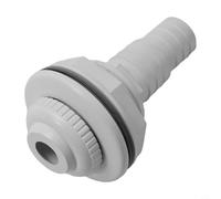 Drivstraw Above Ground Swimming Pool Return Fitting with Gasket and Adapter - 1-1/2" MIP Male Hose Adapter, 3/4" Adjustable Eyeball Outlet, Pool Return