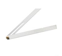 Drivstraw Adjustable Sliding T-Bevel Ruler for Woodworking - Stainless Steel Angle Measuring & Transfer Tool, 15 cm and 25 cm Sizes, Knurled Brass Lock Nut, Dovetail(25cm)