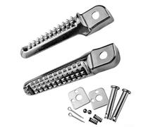 Drivstraw Aluminum Alloy Motorcycle Foot Pegs - Wear-Resistant -Textured Pedal Pads for Front & Rear Mounting, Fit for Most Motorcycles