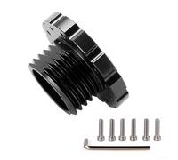 Drivstraw Aluminum Alloy Steering Wheel Adapter for Thrustmaster T300 and T500 Racing Wheels - PCD 73 mm (2.87 in) Replacement Base Connection Adapter, Compatible with(Black)