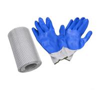 Drivstraw Aluminum Gutter Guard Mesh Roll - 12.7 cm x 6 m or 15 cm x 6 m, Rust-Resistant Sunshade & For Leaf Filter for Roof Eaves, Drainage Protection Net for Home(15cm x 6m)