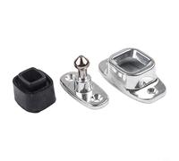 Drivstraw Aluminum RV Camper Van Door Stopper with Rubber Base - Heavy-Duty Suction Cup Door Holder for, Caravan & Trailer Doors - Rust-Resistant, Noiseless &(B)