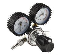 Drivstraw Argon Gas Welding Regulator for TIG and MIG Welding - Brass Body, 0-4500 PSI Argon Gauge, For G5/8"-14 Inlet, For M16×1.5 Outlet, 0-0.6 MPa Working Pressure,