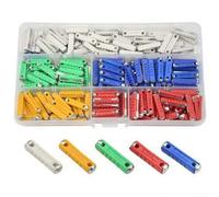 Drivstraw Automotive For Torpedo Fuse Assortment Kit (200 PCS) - 5A, 8A, 10A, 16A, 25A for & Modern Vehicles, Compatible with For Continental and Older-Style