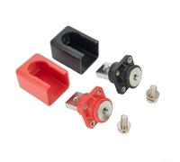 Drivstraw Brass Lithium Battery Terminal Connector, 300A/400A High Current Copper Post for Energy Storage Cabinet, IP67 Flame Retardant PBT Shell, M10 Screw Fixed(400A)