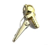 Drivstraw Brass Tire Inflator Nozzle with /4" FNPT Inlet, Closed-Flow Ball-Type Design for Bicycles, Motorcycles, Cars, Buses & Trucks, 150 PSI Max Pressure Rating(Silver)