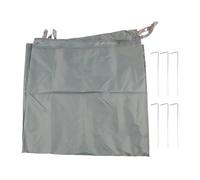 Drivstraw Camping Tarp Tent Footprint | Multi-Purpose Waterproof Outdoor Groundsheet | Hexagon Ground Covering Mat Tent | Awning Carpet For Hiking Picnic(370 * 320cm)