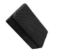 Drivstraw Car Clay Bar Pad Sponge Block for Automotive Detailing - Volcanic Mud Cleaning Eraser Tool, 9 x 6 x 2.5 cm, Black, Includes Storage Box