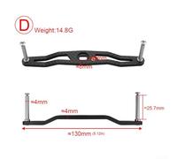 Drivstraw Carbon Fiber Fishing Reel Handle for Baitcasting Reels, Super Power Straight Design, 105-130mm with 12g/15g Options, Compatible with Select Models(D)