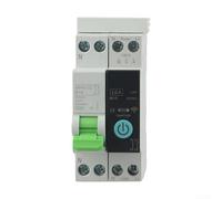 Drivstraw Compatible With for Tuya WiFi Smart Circuit Breaker, 16A, 1P, Black Metered Rail Switch, App Control, Real-Time Energy Monitoring, Overcurrent Protection, And Wireless Timing Scheduling