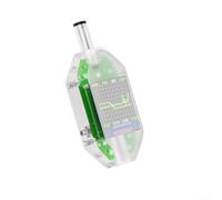 Drivstraw Digital Voltage and Current Tester DT550, 600W Power Capacity Meter with DC 5.5x2.5mm Input, Four-Sided Rotating Color Screen for Bidirectional Detection, Real-Time(white)