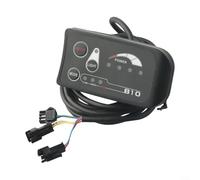 Drivstraw Electric LED Display Controller for 24V/36V/48V E-Bikes, 810 Model with Plastic ABS Panel, Compatible with -SM Type, Black(B 36V)