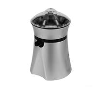 Drivstraw Electric Lemon Squeezer and Orange Juicer Machine with Dual-Size Stainless Steel Cones, Pulp-Free Filtration, Silent Motor, Compact 24 x 15.5 x 15 cm