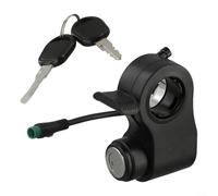 Drivstraw Electric Scooter Electric Door Lock 5-Pin Plastic Replacement Part for Kukirin G2 Pro Max Models with 165mm Cable Line and For Spare Keys