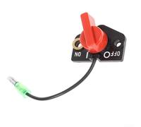 Drivstraw Engine Stop Switch On Off Kill Switch Compatible with EY15 For EY20 EX17 EY28 EY35 EY40 EX27 BTL Engines, Plastic Motor Cutoff Button with 8cm Cable for Industrial