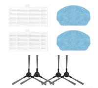 Drivstraw Filter, Side Brush and Reusable Mop Pad Kit for MAMNV BR150/BR151 2-in-1 Robot Vacuum Cleaner, Compatible with BR150/BR151, BR150/BR151(A)