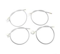 Drivstraw Fluid Film Nozzle Extension Hose for Rust Prevention Spray Cans - 4-Pack, 50 cm Length, Compatible with Undercoating Sprays for Automotive Cavities and