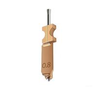 Drivstraw For Flashforge AD5X Hardened Steel Nozzle Assembly| Quick Release with Double Sealed Interface| High Temp Resistant up to For 300C for PLA ABS For PETG For(0.8mm)