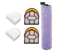 Drivstraw For Shark For HydroVac 3-in-1 Vacuum Replacement For Brushroll & 2-Pack Washable Foam Filter Bundle - Compatible with WD100, WD101, WD200, WDB1F2, AW201, WD201 Models