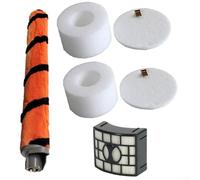 Drivstraw For Shark ZU701 Vacuum Cleaner Filter Kit - 6-Piece Foam and Felt Replacement Set with H12 Exhaust Filter for Brushroll Assembly (Part Numbers: 1395FC831, XFF600,