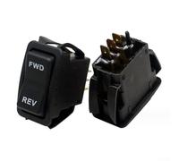 Drivstraw Forward Reverse Rocker Switch for EZGO For TXT PDS Electric Carts, 20A 12VDC / 10A 30VDC, Plastic Housing, Replaces OEM 74312-G01 and 74323-G01