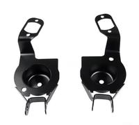 Drivstraw Front Pair Coil Spring Bracket for Grand Cherokee (1999-2004) - Metal Construction, Black Finish, OEM Replaces 926-078/926-079 / 5012445AA / 5012445AB