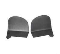 Drivstraw Front Seat Belt Anchor Cover for Liberty (2009-2012) and For Nitro (2010-2011) - ABS Plastic Protective Trim Cap, Black, Pair (Part 1DX40XDVAB &