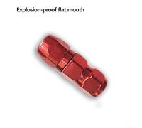 Drivstraw Grease Flat Nozzle for Heavy-Duty Lubrication Systems - Explosion-Proof Steel Tip, Compatible with Standard Grease, Black/White/Yellow/Red Tip Options (7(Red explosion-proof flat mouth)