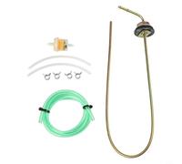 Drivstraw Heater Extra Capacity Fuel Tank Standpipe Kit with Zinc-Coated Metal Riser, 36" Polyethylene Tubing, For TYGON Connectors, Stainless Steel Clamps and