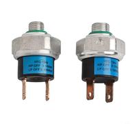 Drivstraw High Low Side Pressure Switch for R134a A/C System, 9mm and 11mm Thread Sizes, Compatible with Binary Air Conditioning Units