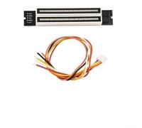 Drivstraw LED Audio Level Indicator VU Meter for Spectrum Analysis, Dual-Channel 12-Bit Signal Display, 7-12V DC Powered, Compatible with Stereo Audio Sources(A)