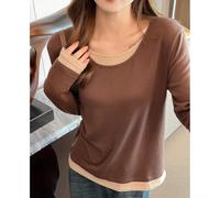 Drivstraw Loose Viscose Blouse Women Long Sleeve Early Autumn Base | viscose fabric, ultra-soft touch, breathable for early autumn comfort