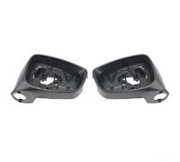 Drivstraw Lower Wing Side Mirror Shell Cover Replacement Part for CX-5 CX5 2012-2014, Black ABS Exterior Mirror Frame Cap Compatible with Driver and(Inner Box right)