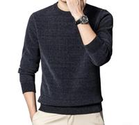 Drivstraw Men's Knit Pullover Sweater Regular Fit Long Sleeve Warm Winter | Regular for fit design, comfortable through shoulders and chest, ideal for layering in cool weather