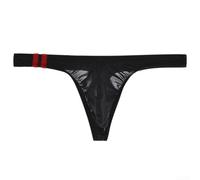 Drivstraw Men's See-Through Ice Silk Jockstrap Low Rise G-String Thong | Men's See Through Ice Silk Jockstrap, Low Rise Bulge Pouch G-String Thong Briefs, Sheer Underwear for L to