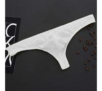 Drivstraw Men's See Through Jockstrap Bulge Pouch Low Rise G-String Thong | Men's See Through Ice Silk Jockstrap with Bulge Pouch, Low Rise G-String Thong Briefs Underwear for L to 2XL