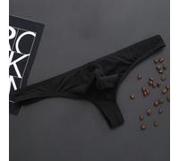 Drivstraw Men's See Through Jockstrap Bulge Pouch Low Rise G-String Thong | Men's See Through Ice Silk Jockstrap with Bulge Pouch, Low Rise G-String Thong Briefs Underwear for L to 2XL