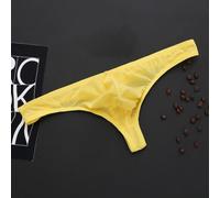 Drivstraw Men's See Through Jockstrap Bulge Pouch Low Rise G-String Thong | Men's See Through Ice Silk Jockstrap with Bulge Pouch, Low Rise G-String Thong Briefs Underwear for L to 2XL