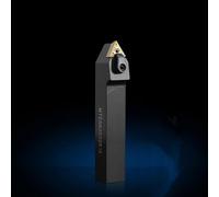 Drivstraw MTENN 1616H16 For CNC Lathe External Turning Tool Holder for TNMG1604 Inserts, Right-Hand Orientation, 60° Cutting For Edge Angle, 16 mm x 16 mm Square Shank, Carbon